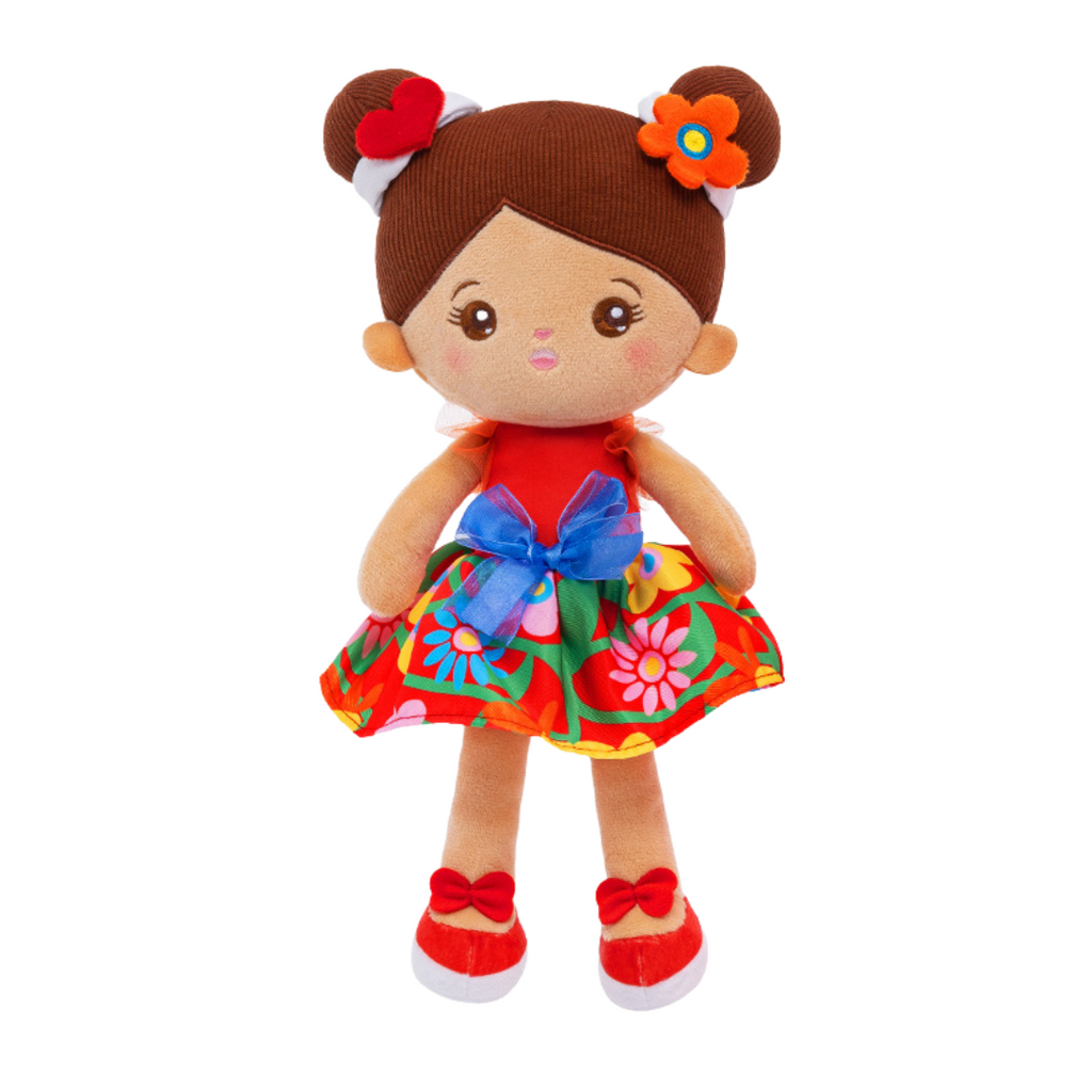 Personalized 12 Inch Girl Plush Doll