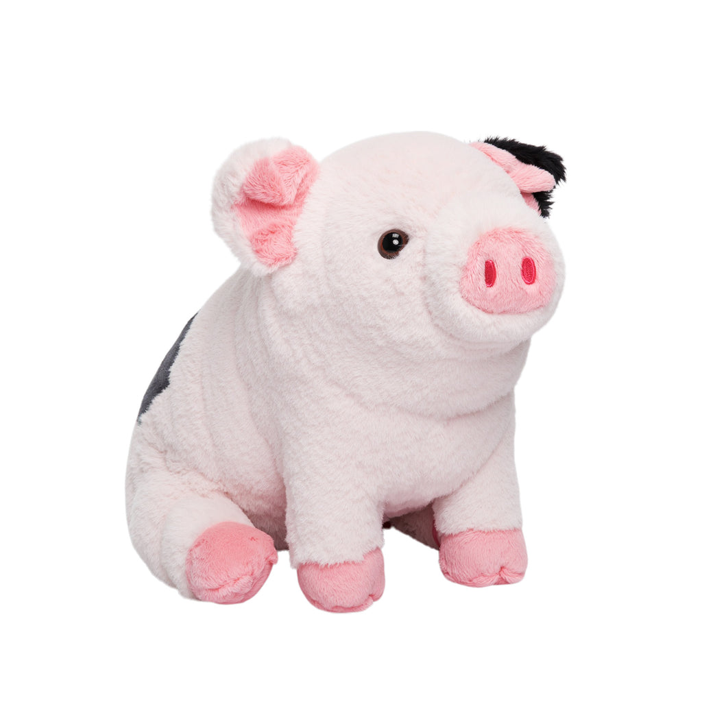 Spotted Pig Family Plush Toy, with 4 cute plush piglets inside