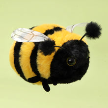 Load image into Gallery viewer, Soft Fur Bumblebee Plush Stuffed Animal Toy 7 Inch