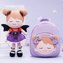 Load image into Gallery viewer, Personalized Iris Halloween Girl Doll + Backpack