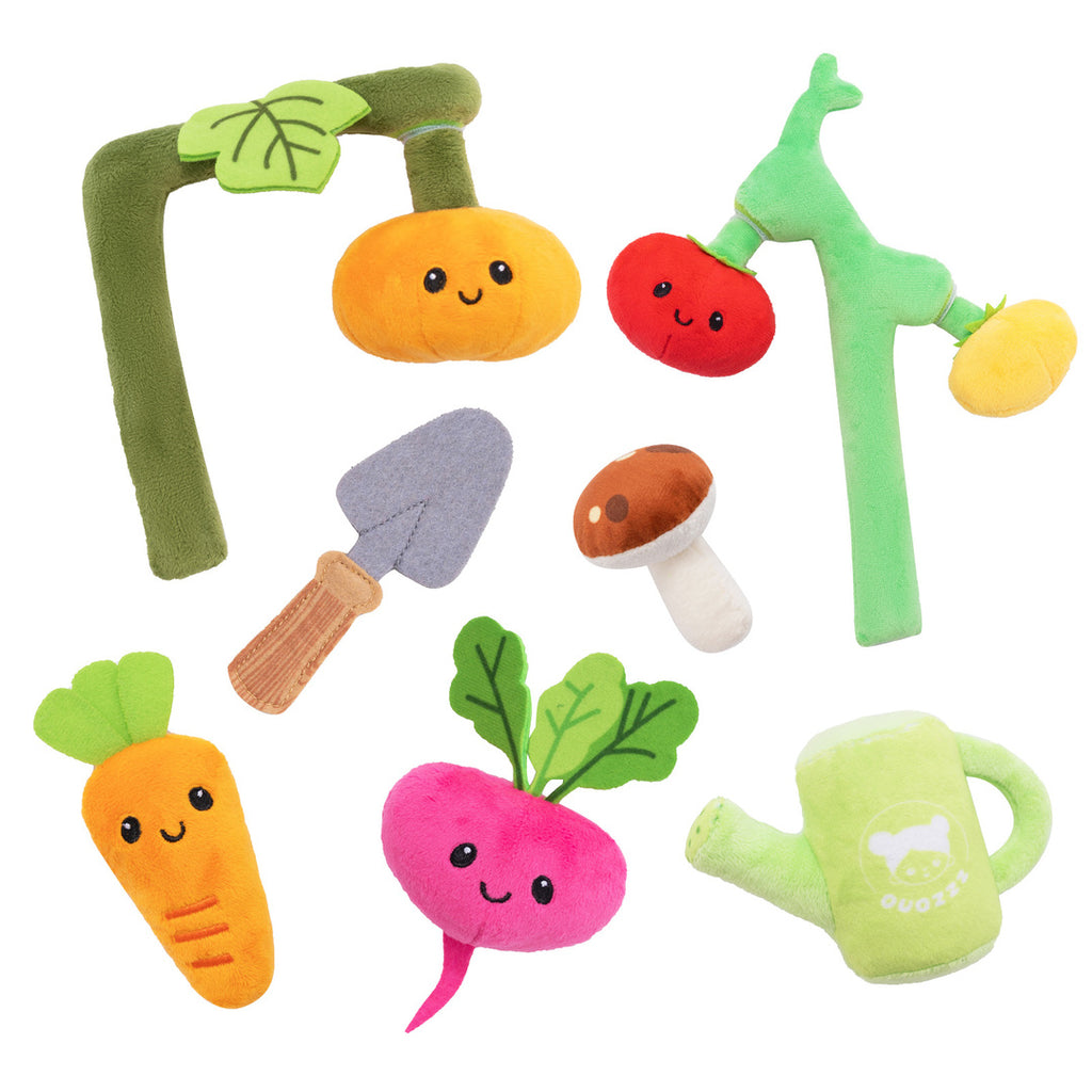 Personalized Baby's First Vegetable Garden Plush Playset