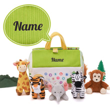 Load image into Gallery viewer, Personalized Soft Plush Playset Sensory Toy Kit - 10 Themes