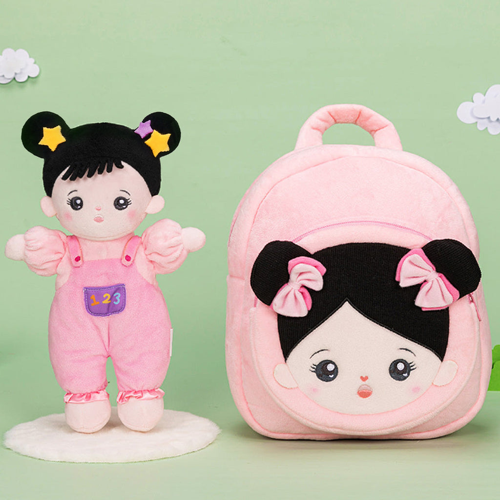 Personalized 10-inch Plush Doll + Backpack