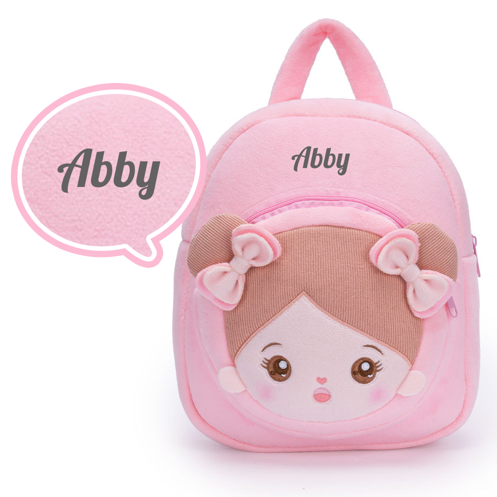 Personalized Long Ears Bunny Girl and Backpack