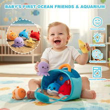 Load image into Gallery viewer, My First Ocean Friends | Soft Sensory Toy for Babies 6M+