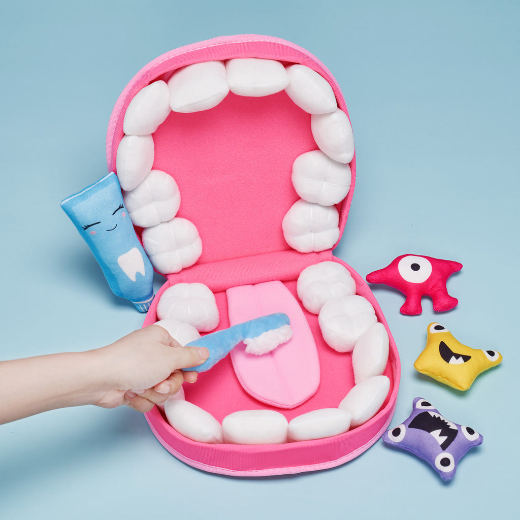 Children Dental Health Enlightenment Toothbrushing Plush Toy Kit