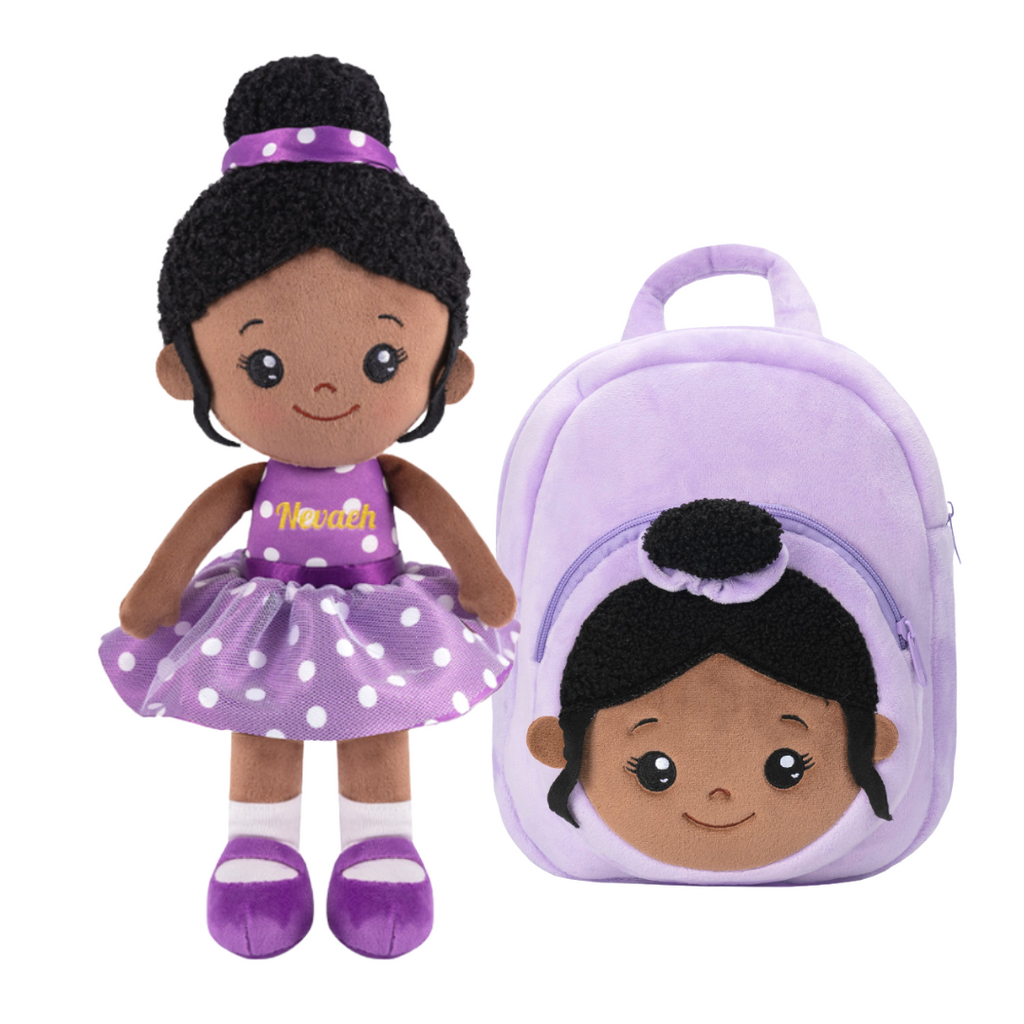 OUOZZZ Personalized Doll + Backpack Bundle