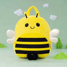 Load image into Gallery viewer, Personalized Yellow Bee Plush Backpack