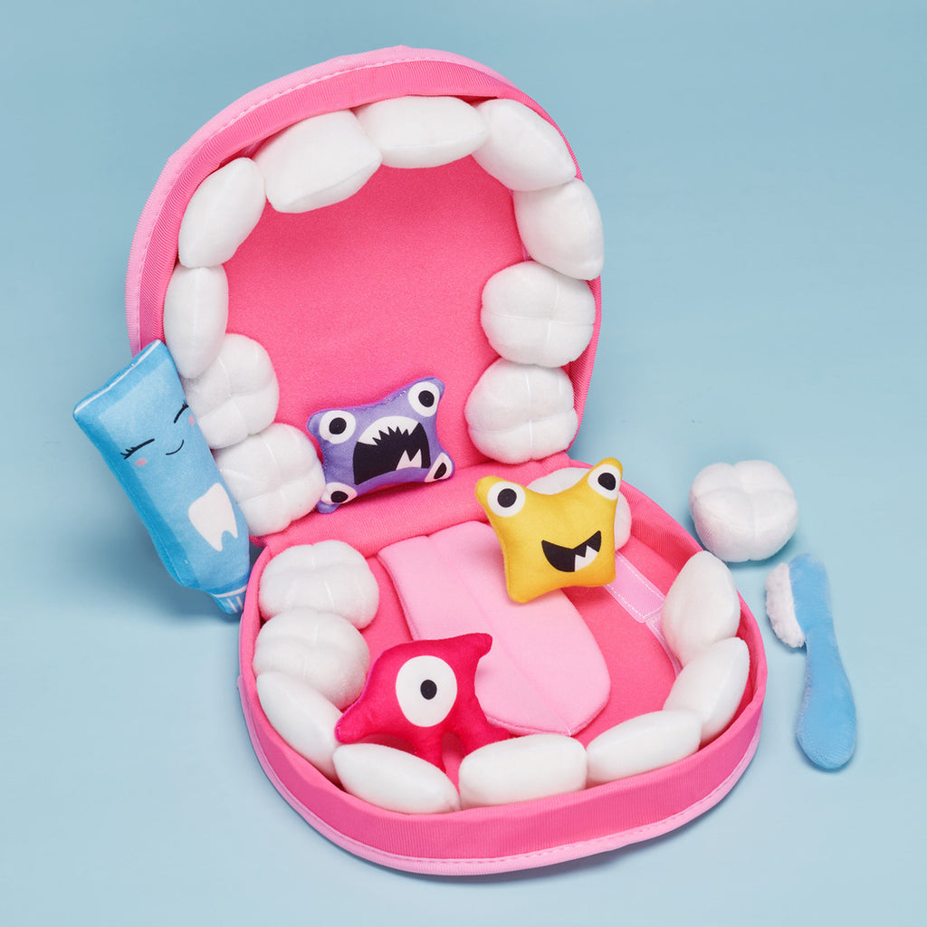 Children Dental Health Enlightenment Toothbrushing Plush Toy Kit