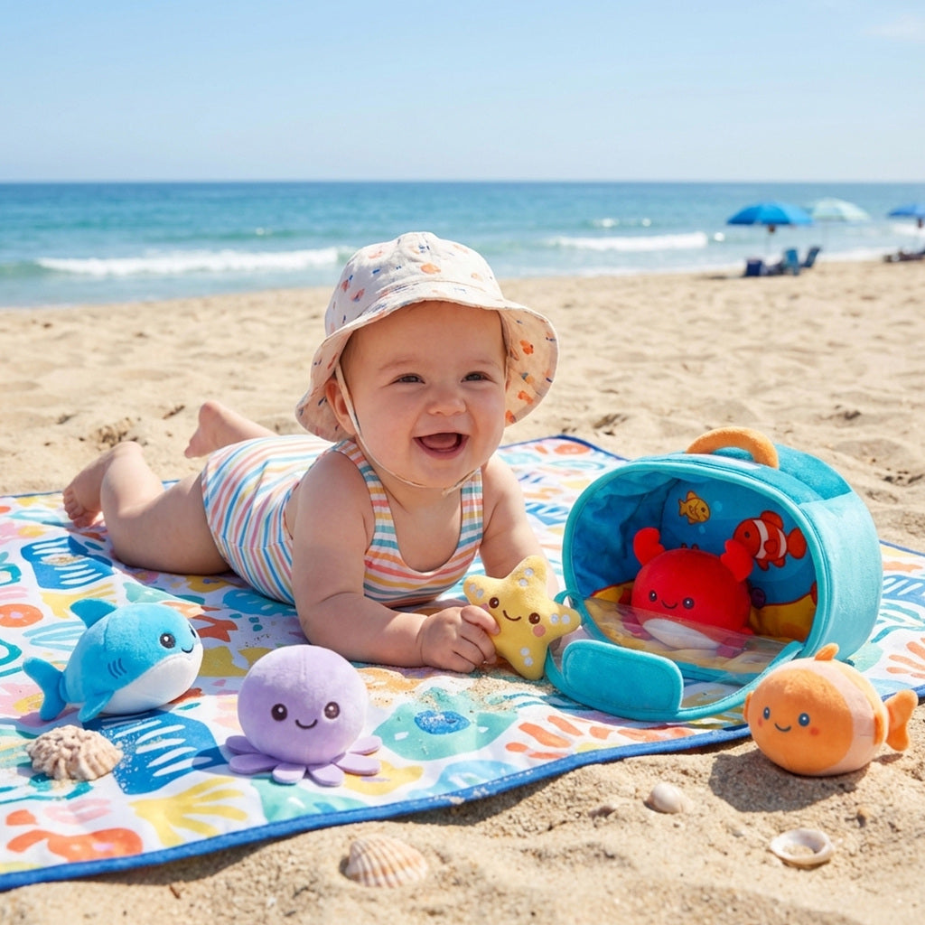 My First Ocean Friends | Soft Sensory Toy for Babies 6M+