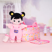 Load image into Gallery viewer, Personalized 10 Inches Baby Girl Doll with Bassinet Role Play Toy