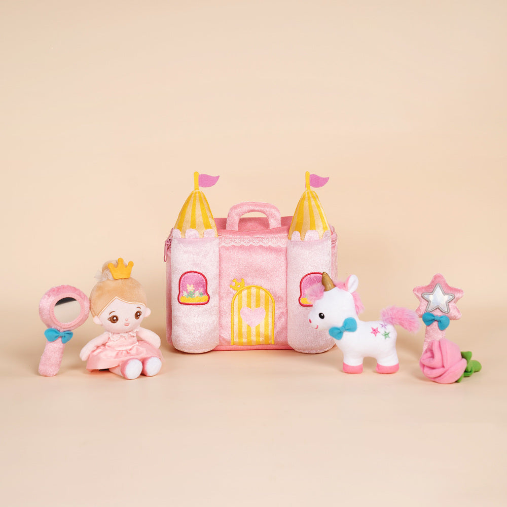 Personalized Soft Plush Playset Sensory Toy Set