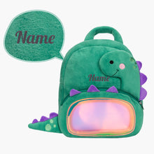 Load image into Gallery viewer, Personalized Becky Dinosaur Girl Doll + Backpack