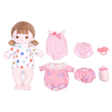 Load image into Gallery viewer, Personalized Dress Up Plush Baby Girl Doll with Changeable Outfit