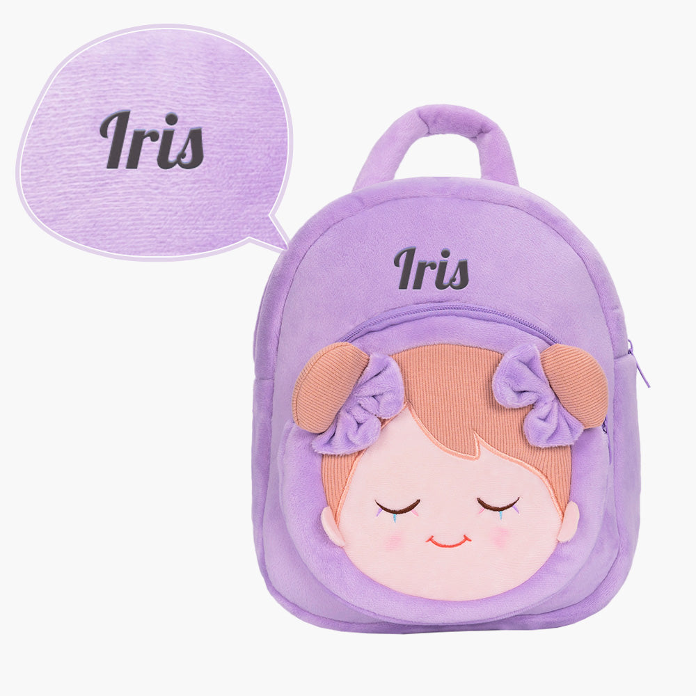 Personalized Iris Halloween Girl Doll + Backpack