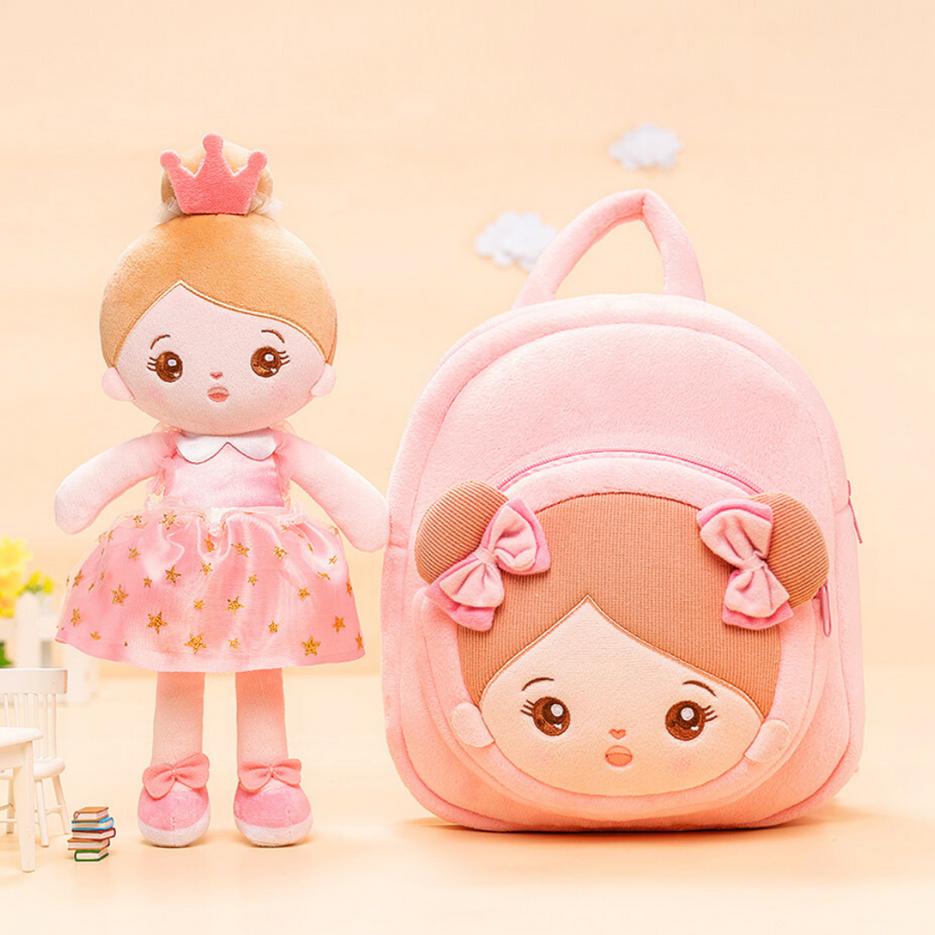 OUOZZZ Personalized Doll + Backpack Bundle