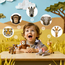 Load image into Gallery viewer, Personalized Plush Soft Zoo Toy Set