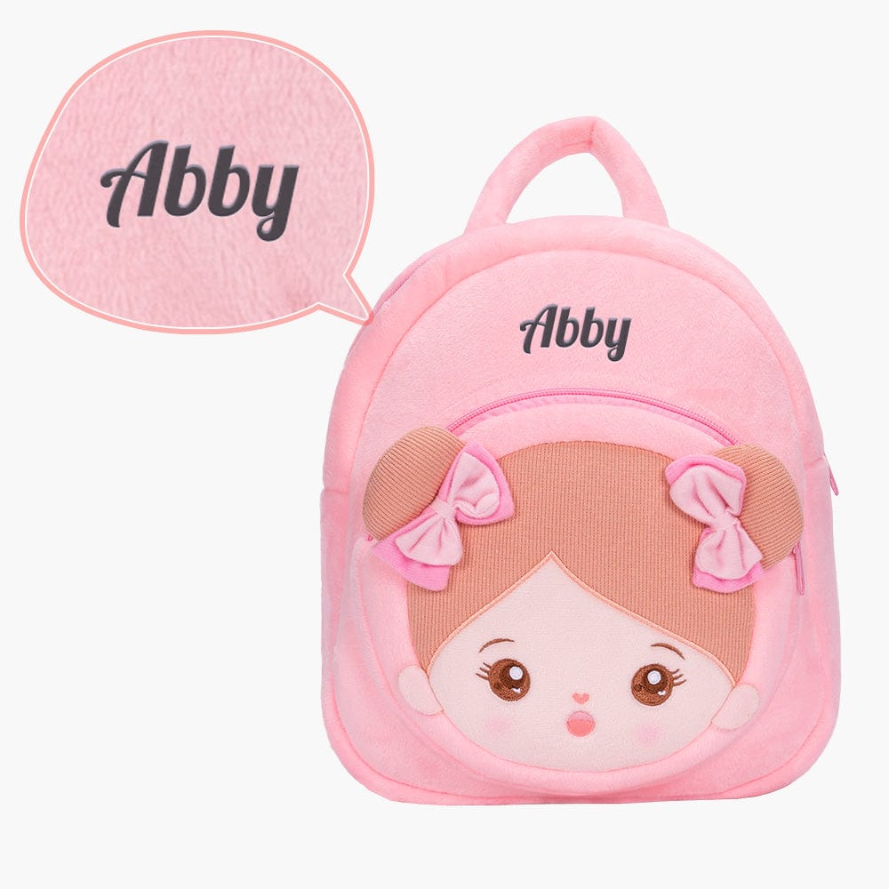 Personalized Doll, Backpack, Blanket and Cloth Book Bundle for 0-4 Years Old