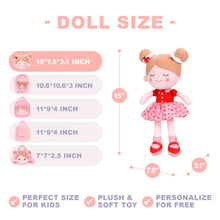 Load image into Gallery viewer, Personalized Red Cherry Doll