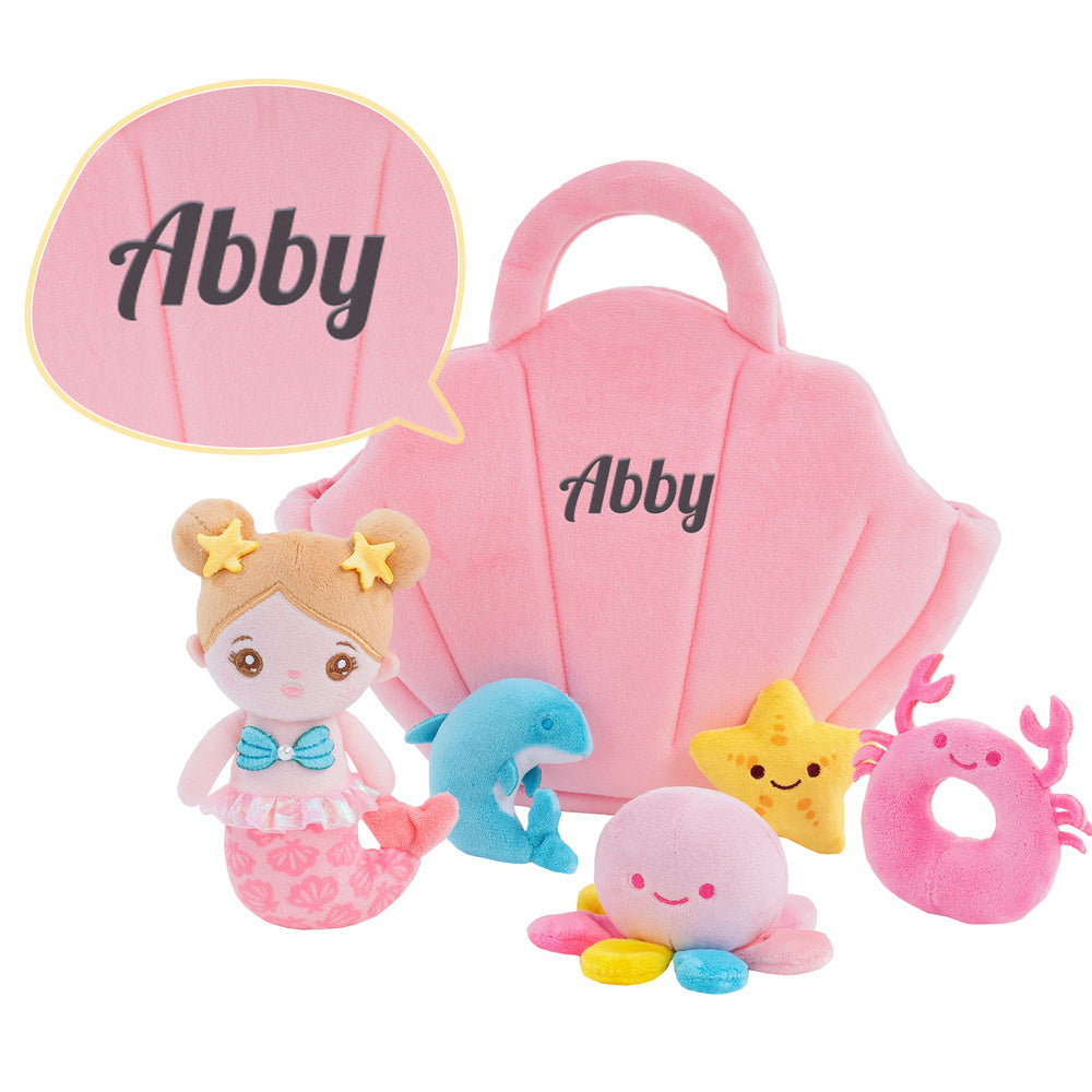 Personalized Plush Playset Sound Toy + 15 Inch Doll Gift Set