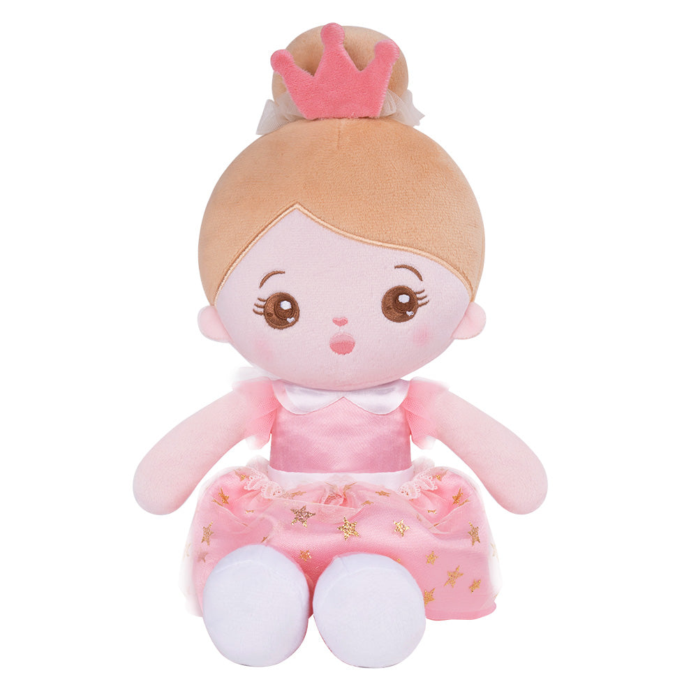 Personalized Ballerina Princess Plush Doll - Blue & Pink