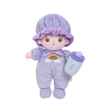 Load image into Gallery viewer, Personalized Purple Mini Plush Baby Girl Doll &amp; Gift Set