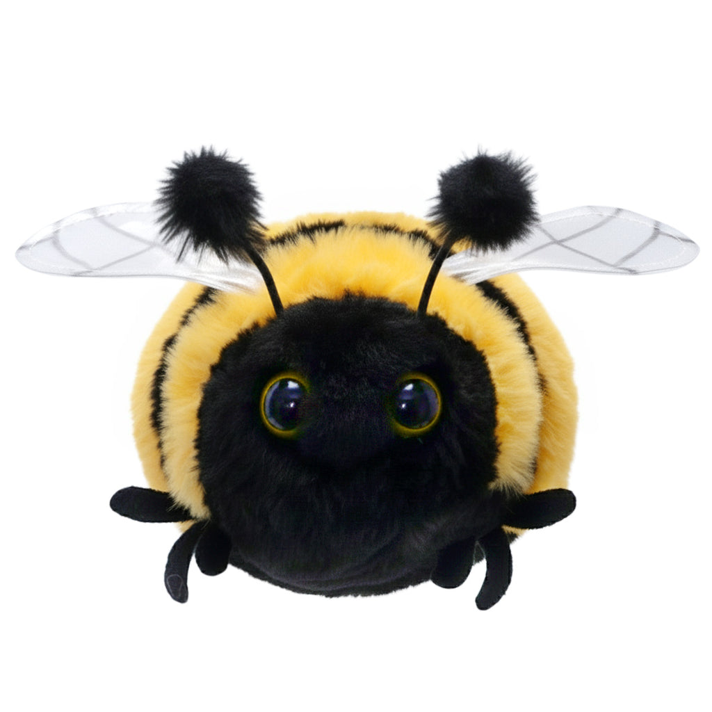 Soft Fur Bumblebee Plush Stuffed Animal Toy 7 Inch