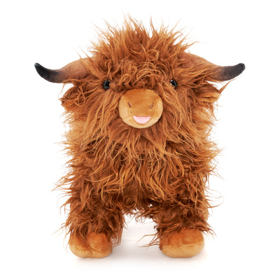 Scottish Highland Cow Cattle Plush Stuffed Animal 14 Inch