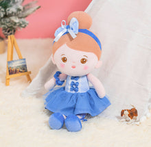 Load image into Gallery viewer, Personalized Ballerina Princess Plush Doll - Blue &amp; Pink