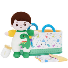 Load image into Gallery viewer, Mini Personalized Dinosaur White Skin Boy Plush Doll &amp; Gift Set