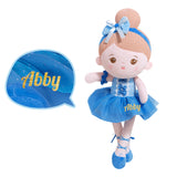 Personalized Blue Ballet Doll