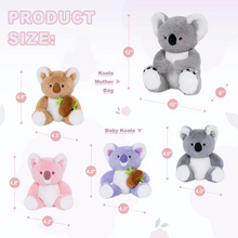 Load image into Gallery viewer, Plush Stuffed Animal Mommy with 4 Babies - 8 Themes