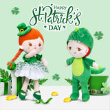 St Patrick's Day Gifts - Personalized Green Plush Toy