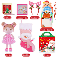 Load image into Gallery viewer, Personalized Christmas Doll and Stocking Gift Set