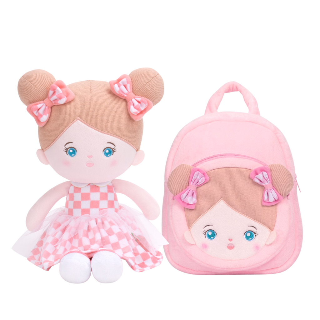 OUOZZZ Personalized Doll + Backpack Bundle