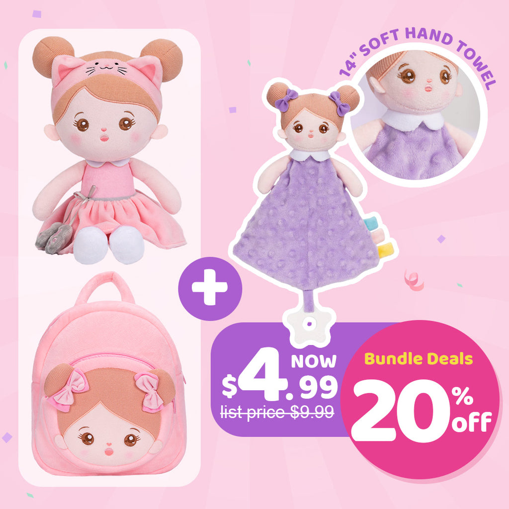 OUOZZZ® Doll and Backpack Deal Bundle