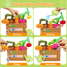 Load image into Gallery viewer, Personalized Baby&#39;s First Vegetable Garden Plush Playset