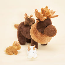 Load image into Gallery viewer, Moose Stuffed Animal with 4 Babies Inside