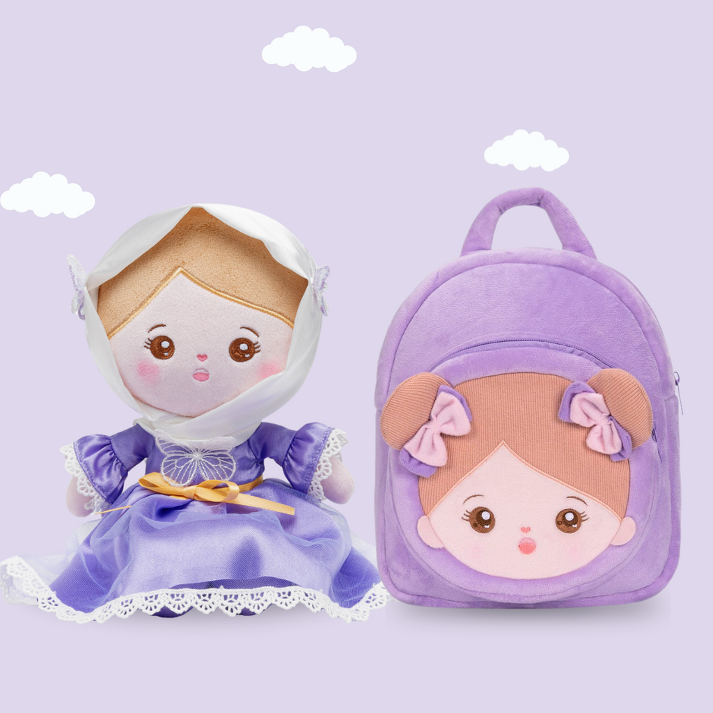 OUOZZZ Personalized Doll + Backpack Bundle