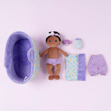 Load image into Gallery viewer, Personalized Dress Up Plush Baby Girl Doll with Changeable Outfit