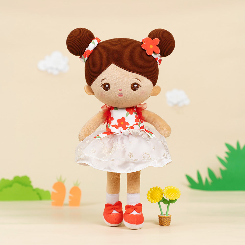 Personalized Deep Skin Abby Girl Plush Doll