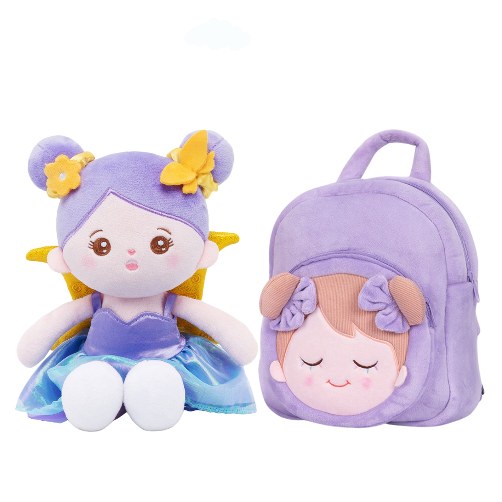 OUOZZZ Personalized Doll + Backpack Bundle