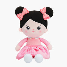 Load image into Gallery viewer, Personalized Pink Dress &amp; Black Hair Doll