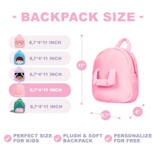 Load image into Gallery viewer, Personalized Plush Bag Backpack - 22 Styles