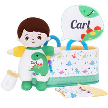 Load image into Gallery viewer, Personalized Baby Boy Plush Doll &amp; Gift Set