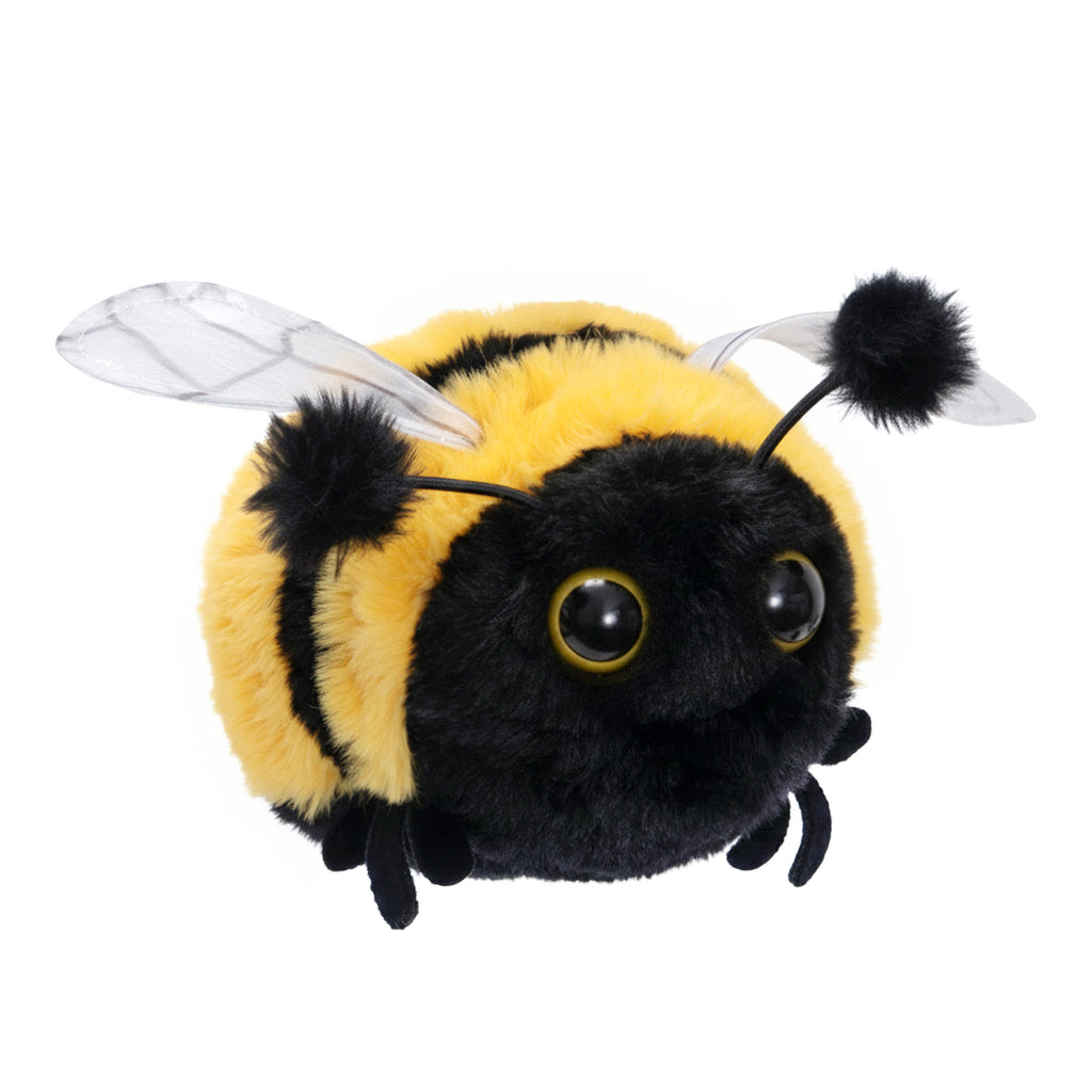 Soft Fur Bumblebee Plush Stuffed Animal Toy 7 Inch