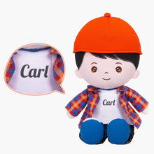 Load image into Gallery viewer, Personalized Black Hair Brunettes Plush Doll