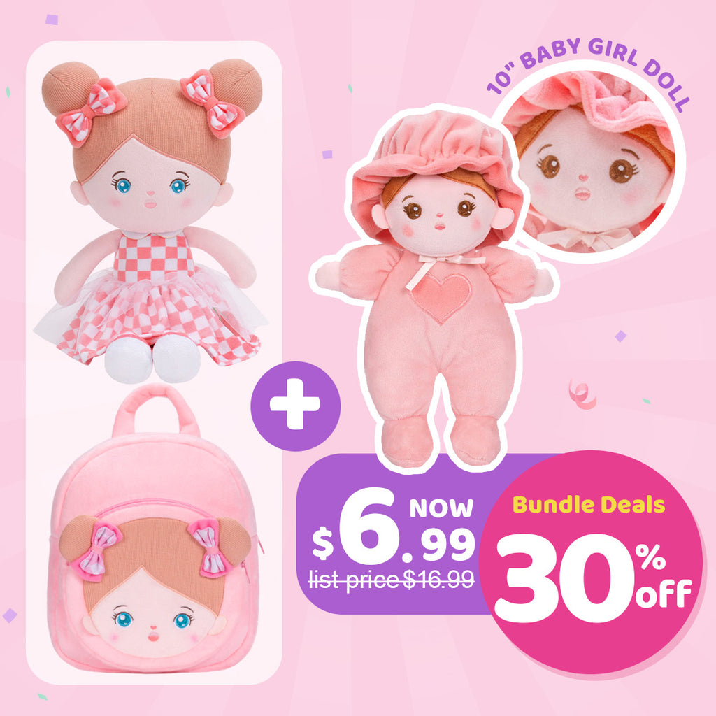 OUOZZZ® Doll and Backpack Deal Bundle