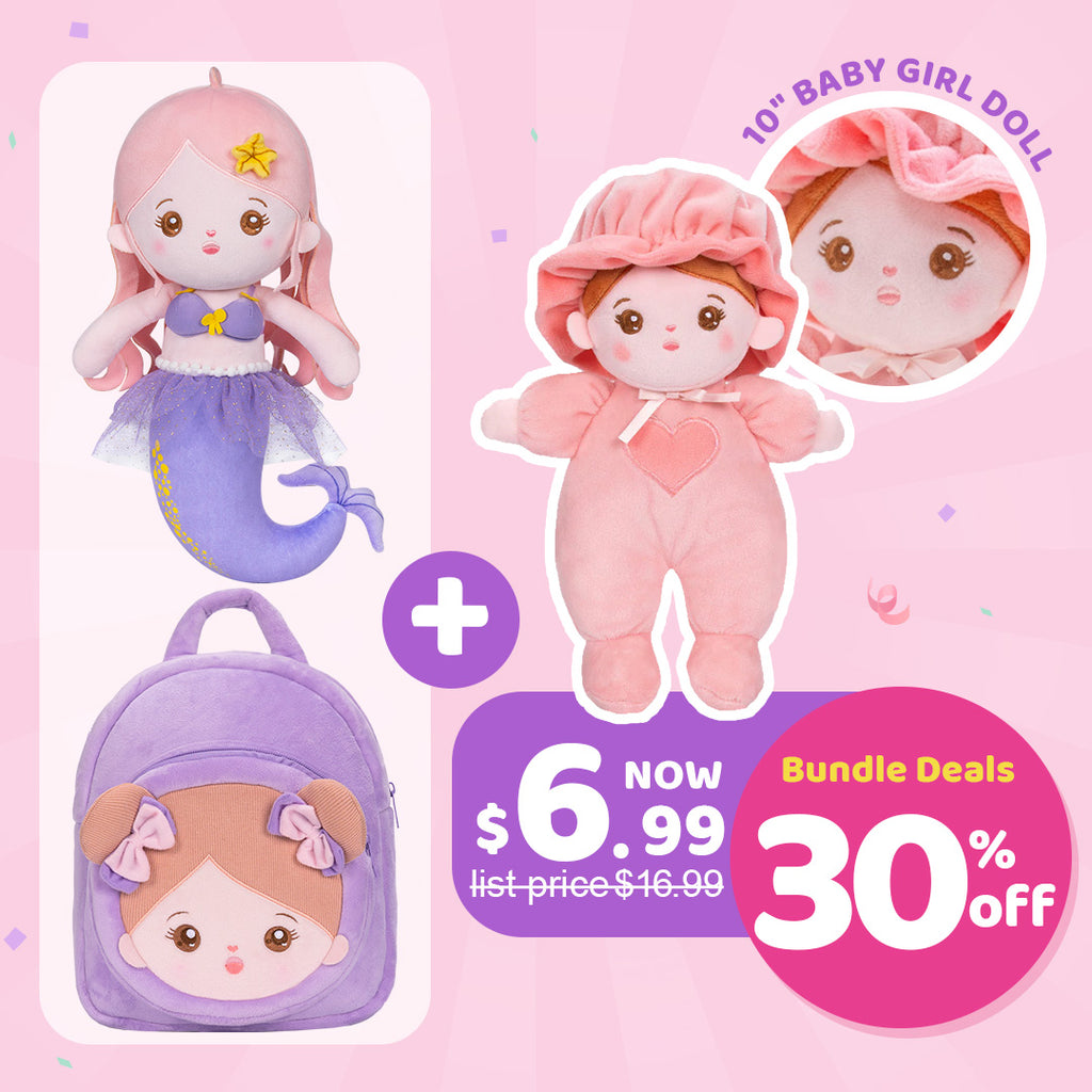 OUOZZZ® Doll and Backpack Deal Bundle