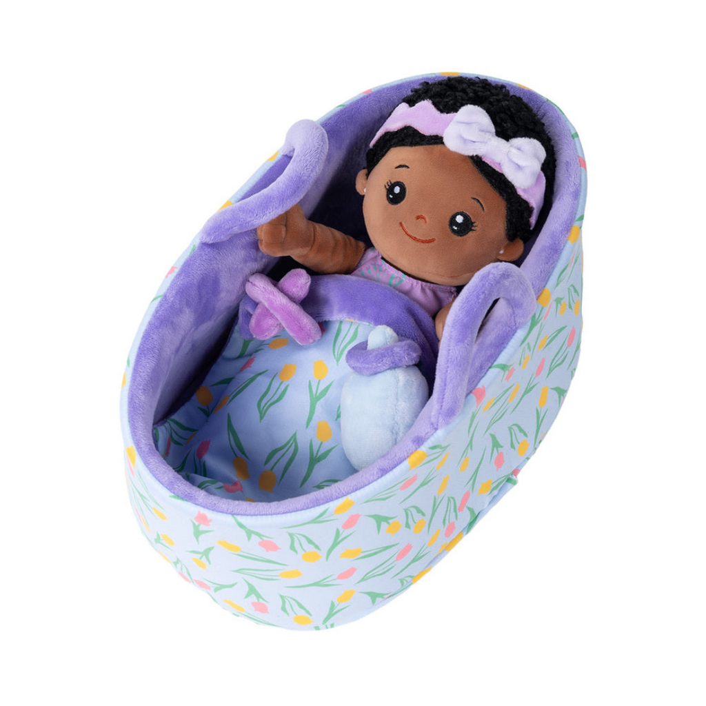 Personalized 13 Inch Doll and Bassinet Accessories